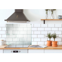 Clear Glass Splashback 700x750x6mm