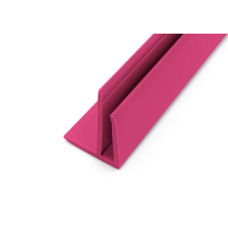 Pink trim for uPVC wall boards