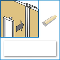Butt joint trim